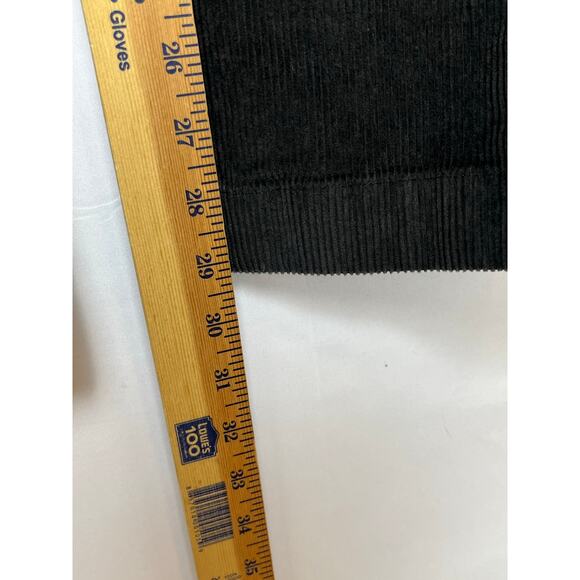 L.L. Bean Men’s 32x29 Black Corduroy Pants Zip Front Classic Fit Casual Workwear - Picture 6 of 6